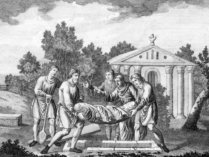 Framed Print : SAXON BURIAL Framed Print : SAXON BURIAL
