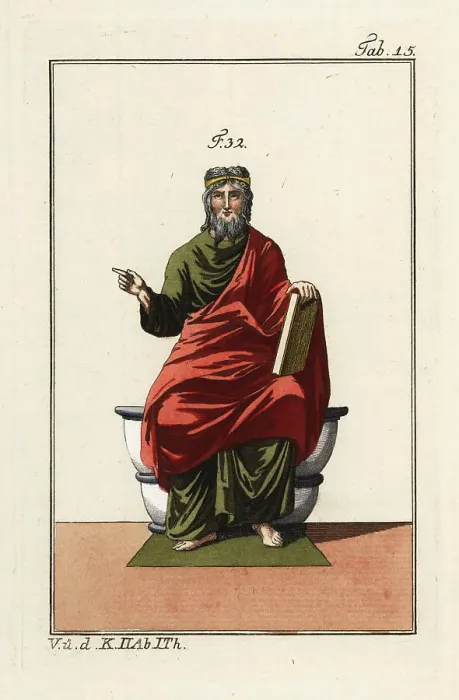 Framed Print : Saxon king in ceremonial robes Framed Print : Saxon king in ceremonial robes