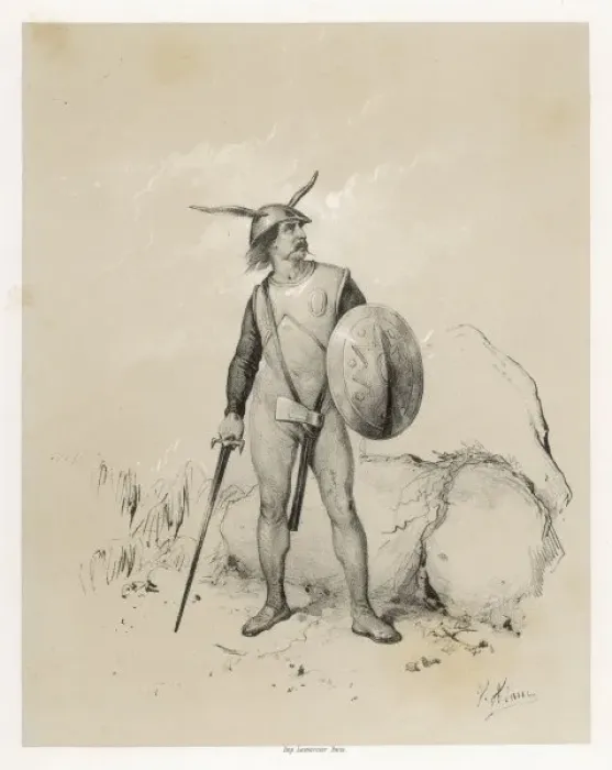 Framed Print : A Saxon Warrior Framed Print : A Saxon Warrior