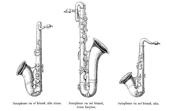 Three Saxophones
