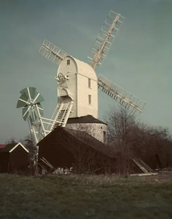 Framed Print : Saxtead Green Post Windmill, Suffolk Framed Print : Saxtead Green Post Windmill, Suffolk