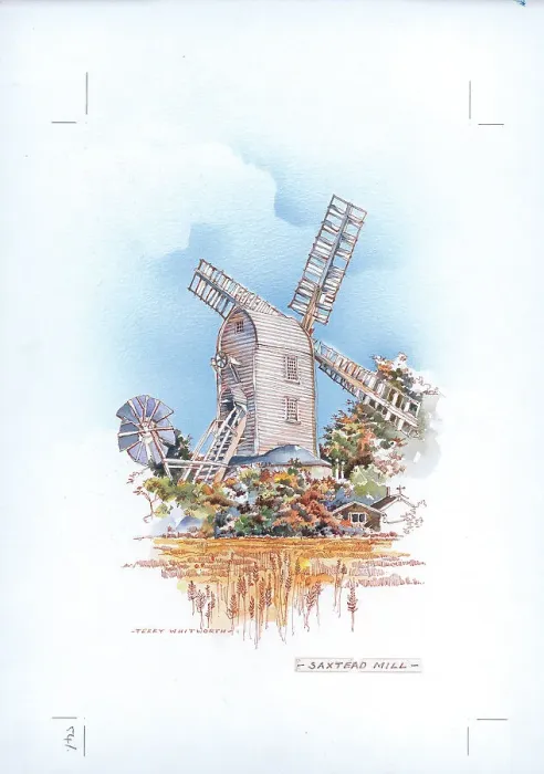 Framed Print : Saxtead Mill, Suffolk Framed Print : Saxtead Mill, Suffolk