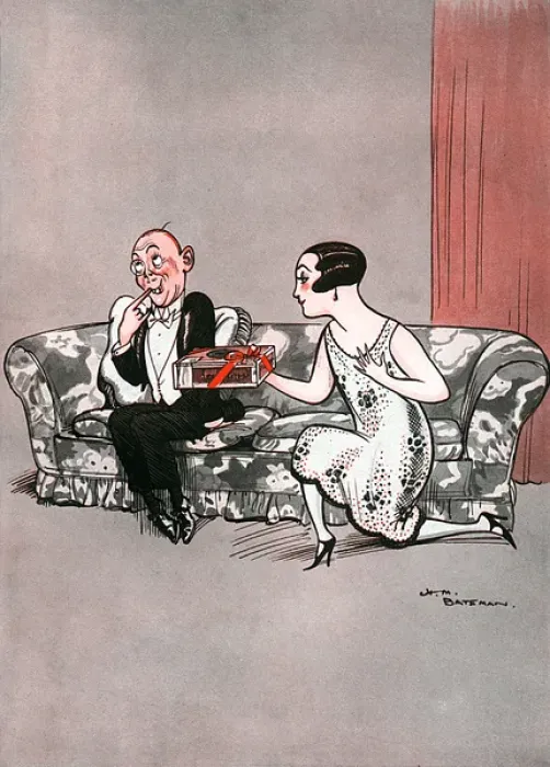 Framed Print : Say It With Cigars by H M Bateman Framed Print : Say It With Cigars by H M Bateman