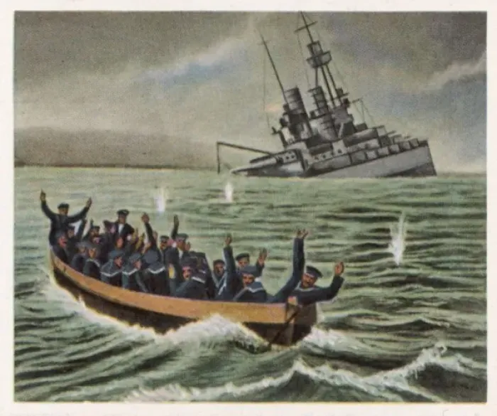 Framed Print : SCAPA FLOW  /  1919