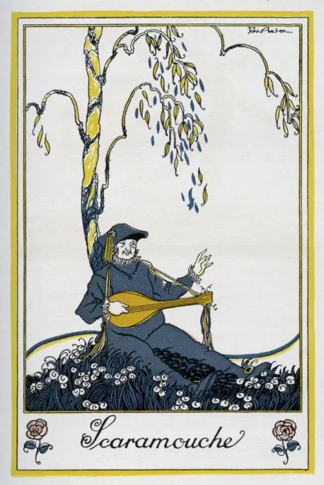 Framed Print : Scaramouche playing his lute Framed Print : Scaramouche playing his lute
