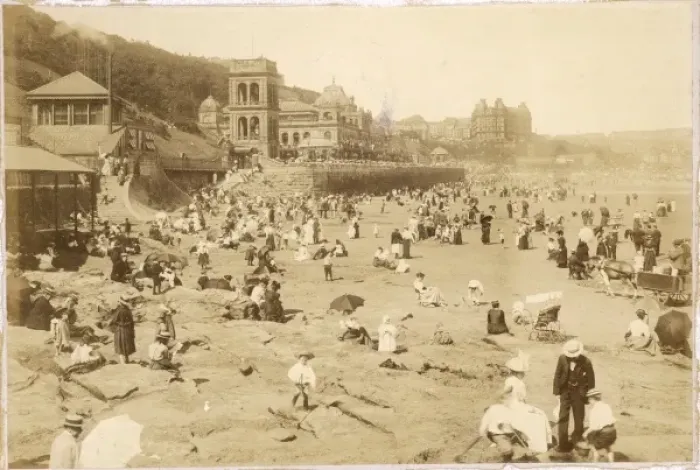 Framed Print : Scarborough Late 19th C Framed Print : Scarborough Late 19th C