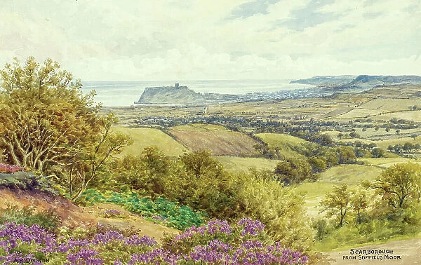 Scarborough, North Yorkshire, from Suffield Moor