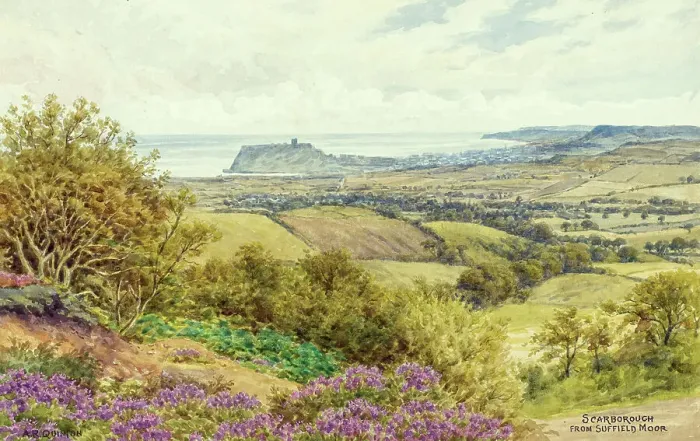 Framed Print : Scarborough, North Yorkshire, from Suffield Moor Framed Print : Scarborough, North Yorkshire, from Suffield Moor
