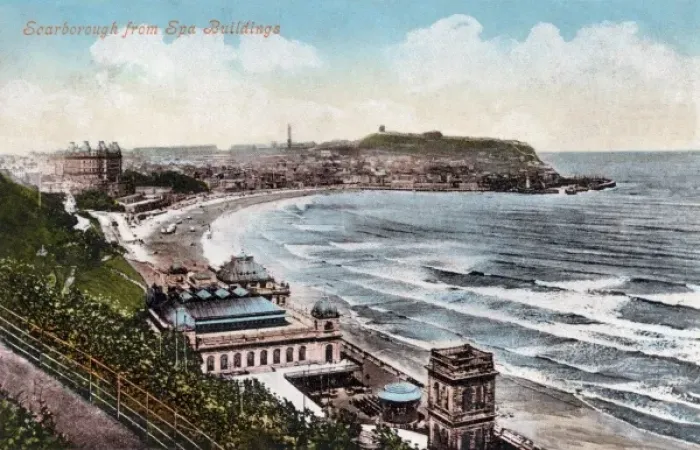 Framed Print : Scarborough from Spa Framed Print : Scarborough from Spa