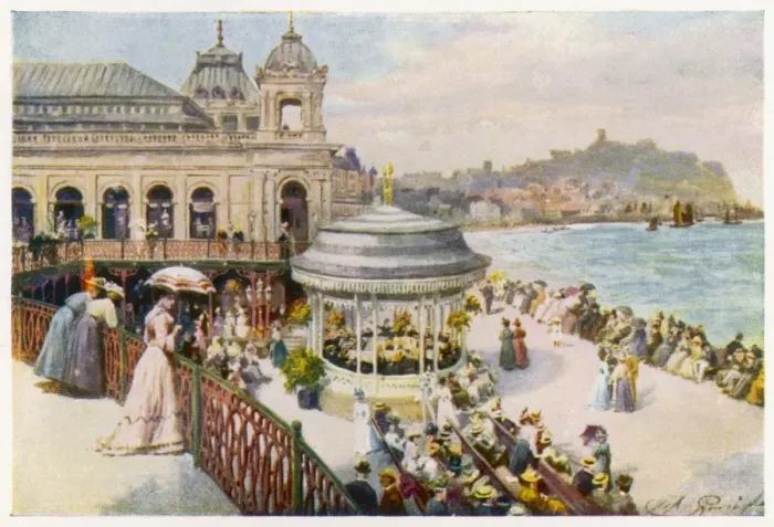 Framed Print : Scarborough / Terrace 1908 Framed Print : Scarborough / Terrace 1908