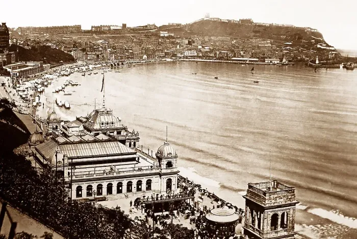 Framed Print : Scarborough, Victorian period Framed Print : Scarborough, Victorian period