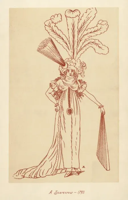 Framed Print : A scarecrow, 1793 Framed Print : A scarecrow, 1793