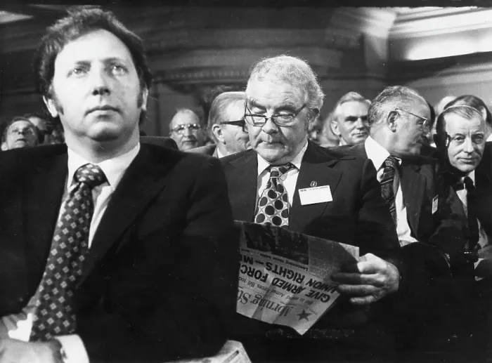 Framed Print : Scargill Arthur Sitting Audience Conference 1938 Framed Print : Scargill Arthur Sitting Audience Conference 1938