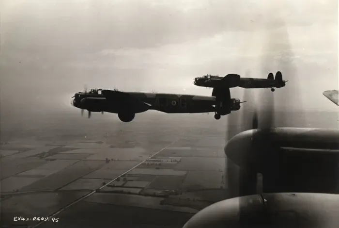 Framed Print : A scene from the Associated British film The Dam Busters Framed Print : A scene from the Associated British film The Dam Busters