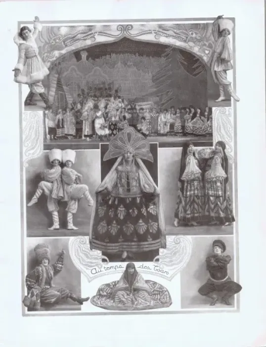 Framed Print : The scene Au Temps des Tsars from the revue Bonjour Paris Framed Print : The scene Au Temps des Tsars from the revue Bonjour Paris
