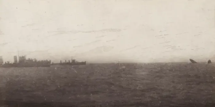 Framed Print : Scene during the Battle of Dogger Bank, WW1