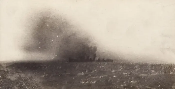 Framed Print : Scene during the Battle of Dogger Bank, WW1 Framed Print : Scene during the Battle of Dogger Bank, WW1