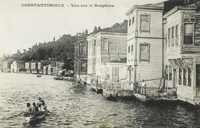 Framed Print : Scene on the Bosphorus - European side Framed Print : Scene on the Bosphorus - European side