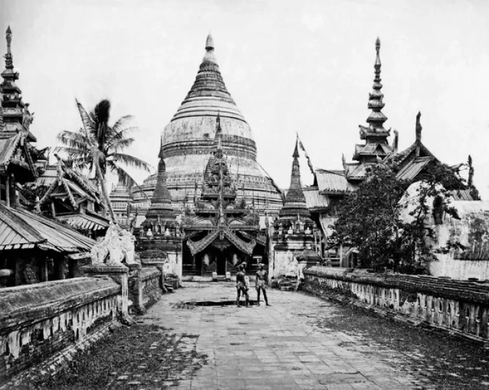 Framed Print : Scene in Burma Framed Print : Scene in Burma