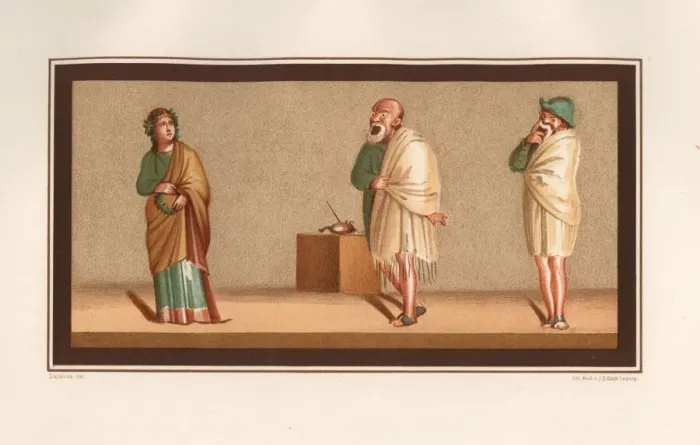 Framed Print : Scene from a comedy from the House of Framed Print : Scene from a comedy from the House of
