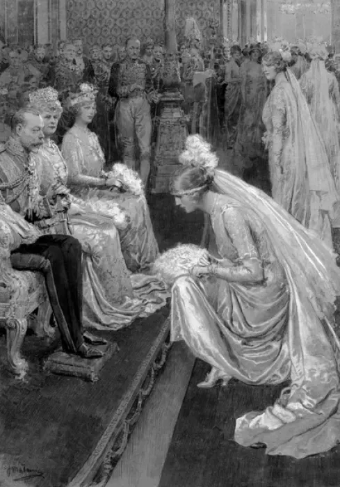 Framed Print : Scene at the First Court of 1922 Framed Print : Scene at the First Court of 1922