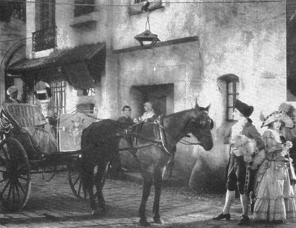 A scene from the French film Le Collier de la Reine, 1930
