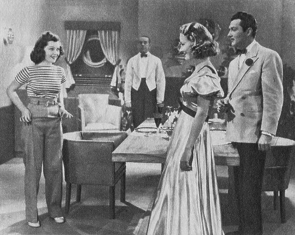 A scene from Four Girls in White (1939)