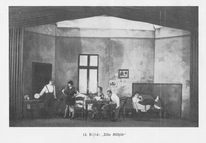 Framed Print : A scene from James Kleins Zieh Dich Aus, Komische Oper, Berlin, 1928 Date: 1928 Framed Print : A scene from James Kleins Zieh Dich Aus, Komische Oper, Berlin, 1928 Date: 1928