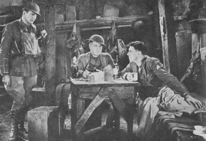 Framed Print : A scene from Journeys End (1930) Framed Print : A scene from Journeys End (1930)