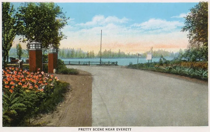 Framed Print : Scene near Everett, Washington, USA Date: 1929 Framed Print : Scene near Everett, Washington, USA Date: 1929