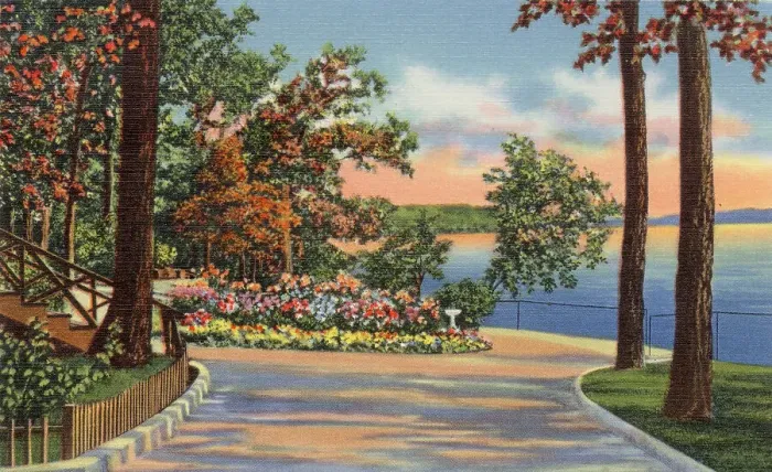 Framed Print : Scene at Olivet Camp, Lake Geneva, Wisconsin, USA Date: 1936 Framed Print : Scene at Olivet Camp, Lake Geneva, Wisconsin, USA Date: 1936