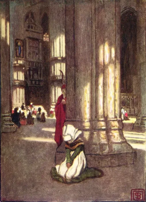 Framed Print : Scene from the opera, Faust, by Charles Gounod Framed Print : Scene from the opera, Faust, by Charles Gounod