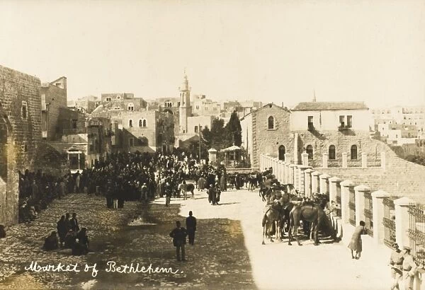Scene of Ottoman era Bethlehem