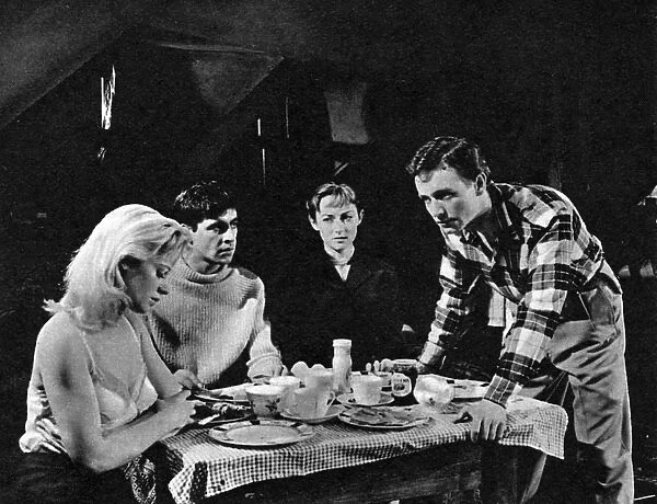 Scene from the play Look Back In Anger by John Osborne