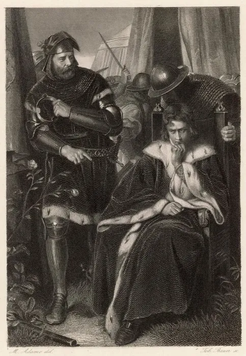Framed Print : Scene from Shakespeares play, Henry VI Part III Framed Print : Scene from Shakespeares play, Henry VI Part III