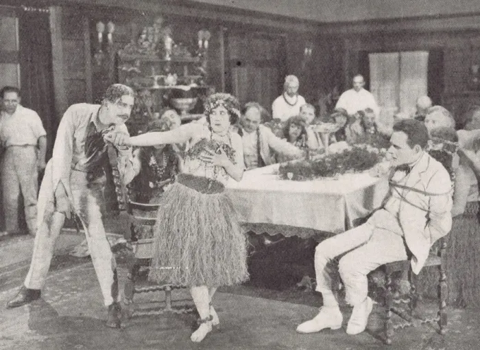 Framed Print : A scene from the South Sea film Passion Fruit (1921) Framed Print : A scene from the South Sea film Passion Fruit (1921)