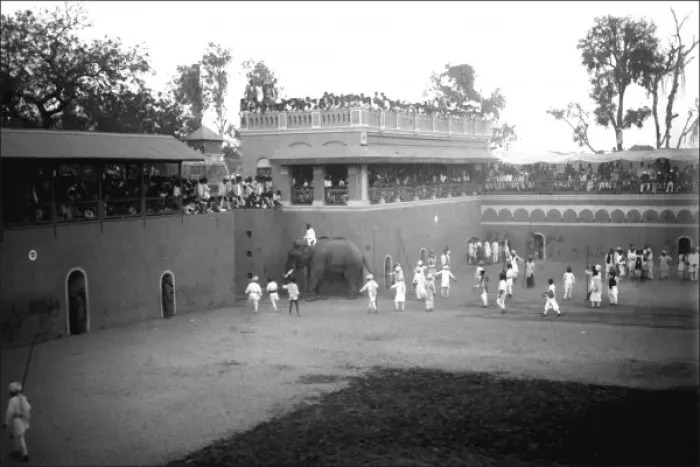 Framed Print : Scene in a sporting arena, India Framed Print : Scene in a sporting arena, India