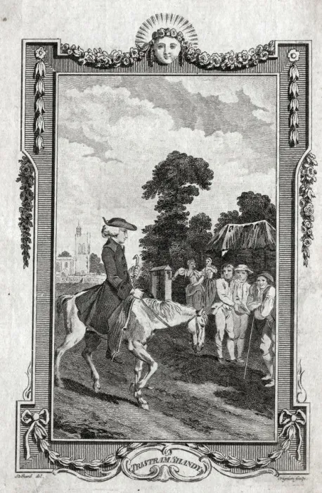 Framed Print : Scene from Tristram Shandy Framed Print : Scene from Tristram Shandy