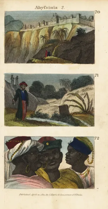 Framed Print : Scenes from Abyssinia, 1820 Framed Print : Scenes from Abyssinia, 1820