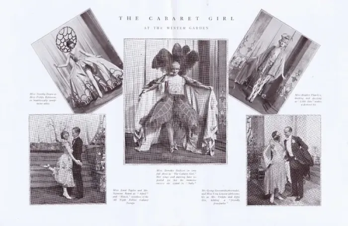 Framed Print : Scenes from The Cabaret Girl at Winter Garden Theatre, Londo Framed Print : Scenes from The Cabaret Girl at Winter Garden Theatre, Londo