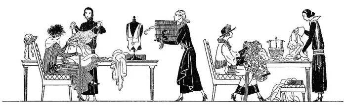 Framed Print : Scenes in a dress shop Framed Print : Scenes in a dress shop