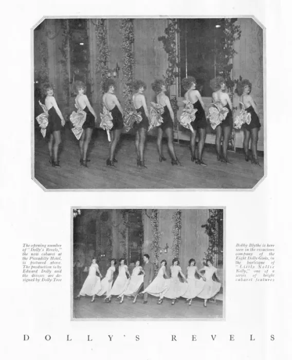 Framed Print : Two scenes from the inaugural cabaret show at the Piccadilly Framed Print : Two scenes from the inaugural cabaret show at the Piccadilly