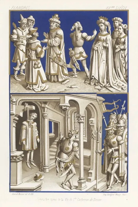 Framed Print : Scenes from the life of Saint Catherine of Alexandria Framed Print : Scenes from the life of Saint Catherine of Alexandria