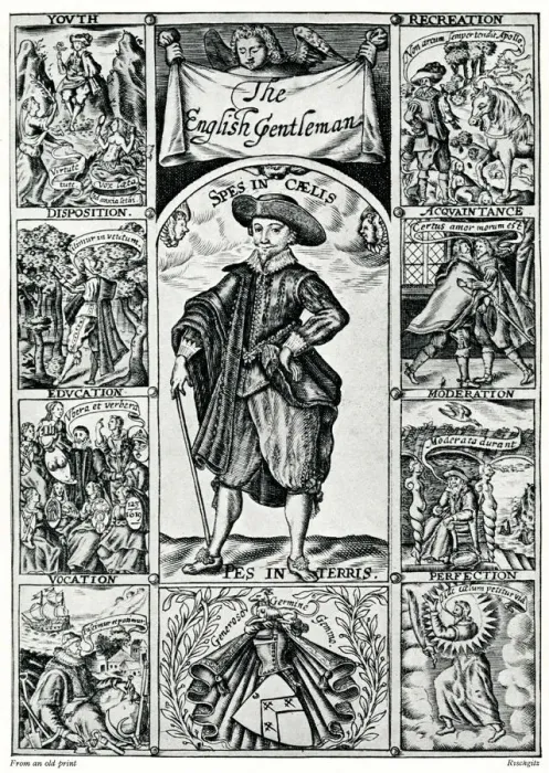 Framed Print : Scenes in the life of a Stuart Gentleman