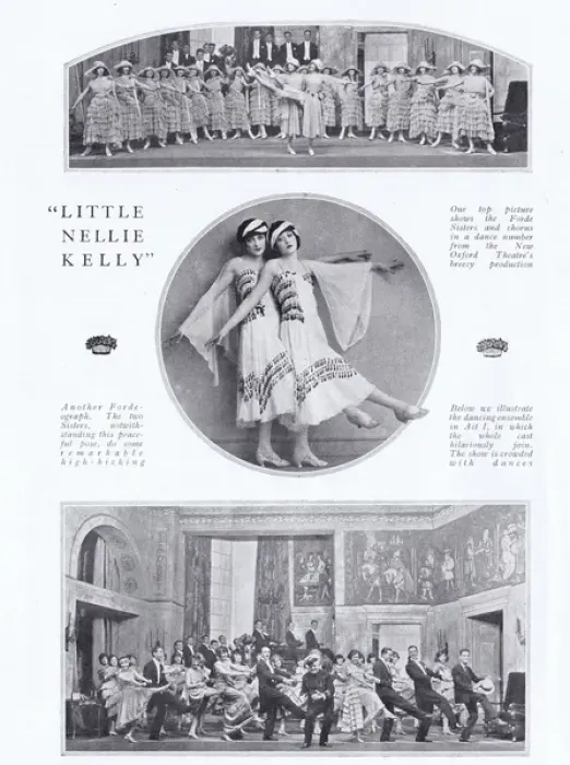 Framed Print : Scenes from Little Nellie Kelly at the New Oxford Theatre, L Framed Print : Scenes from Little Nellie Kelly at the New Oxford Theatre, L