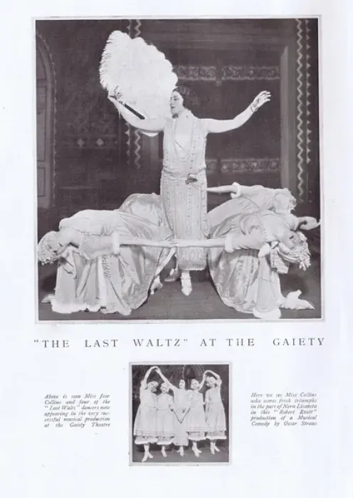 Framed Print : Two scenes from musical The Last Waltz at the Gaiety Theatre Framed Print : Two scenes from musical The Last Waltz at the Gaiety Theatre