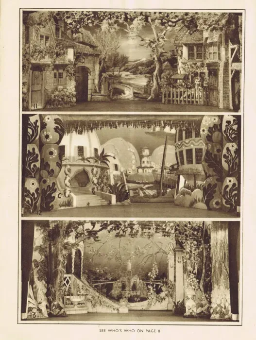 Framed Print : Three of the scenes from the pantomime Mother Goose Framed Print : Three of the scenes from the pantomime Mother Goose