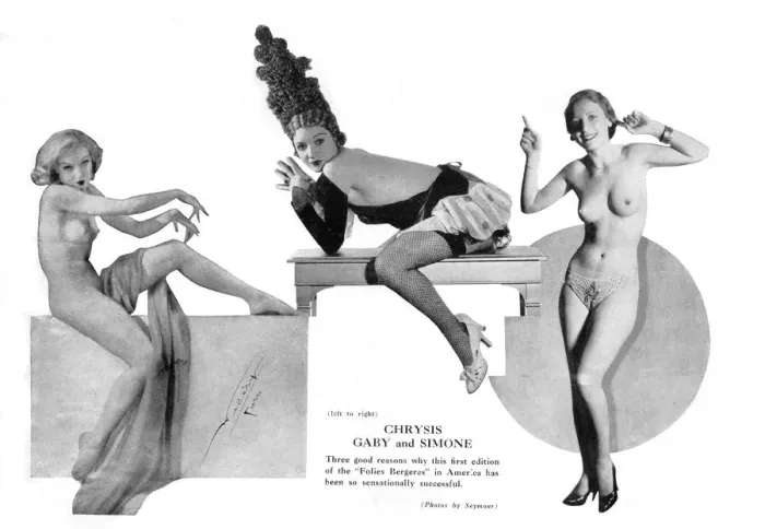 Framed Print : Scenes from the show Revue Folies Bergere at the French Casino, Chicago Framed Print : Scenes from the show Revue Folies Bergere at the French Casino, Chicago