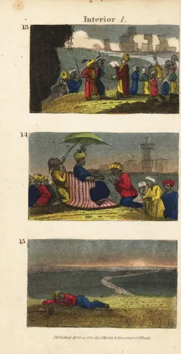 Framed Print : Scenes in the Sahara desert, Africa, 1820 Framed Print : Scenes in the Sahara desert, Africa, 1820