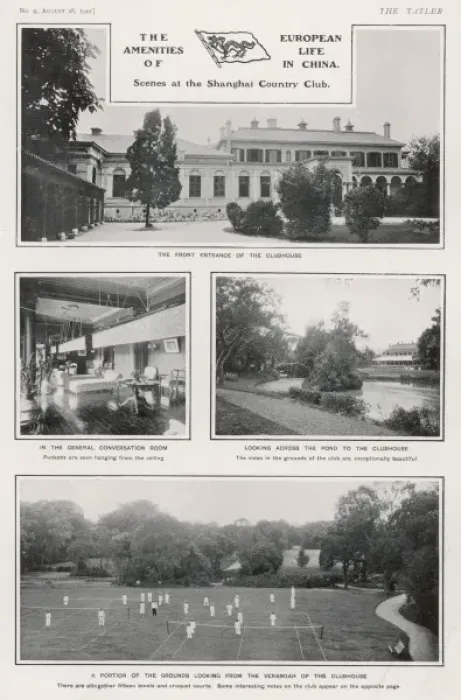 Framed Print : Scenes at the Shanghai Country Club Framed Print : Scenes at the Shanghai Country Club